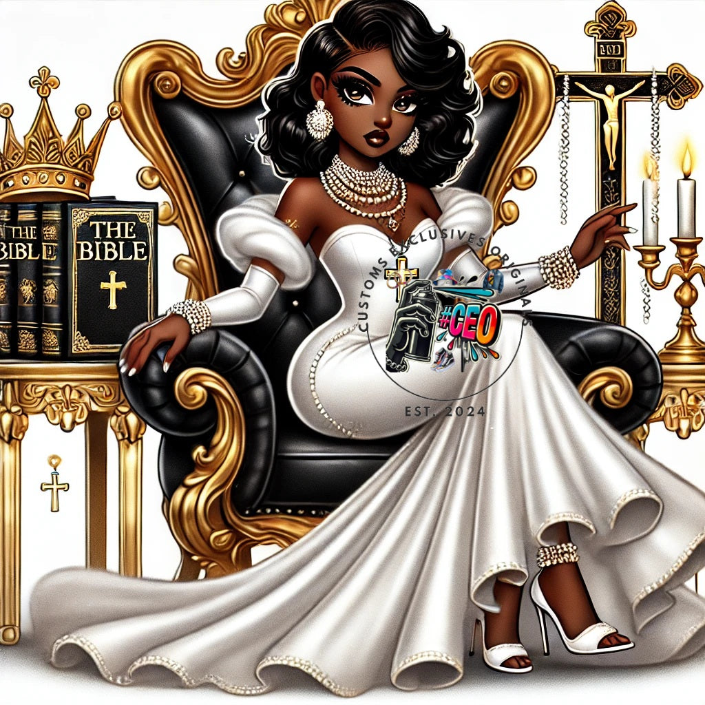 Throne, white – Commercial Use - Tumbler, Mug, Cap Designs (Instant Digital Download) - PNG