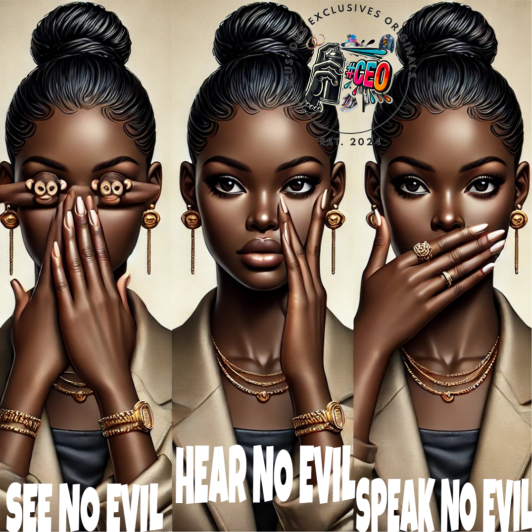 See no evil- Commercial Use - Tumbler, Mug, Cap Designs (Instant Digital Download) - PNG