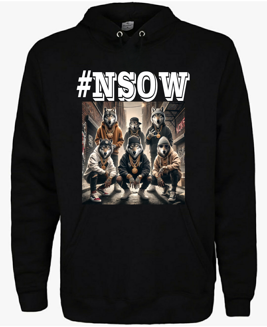#NSOW WOLVES CHILLING HOODIE 3