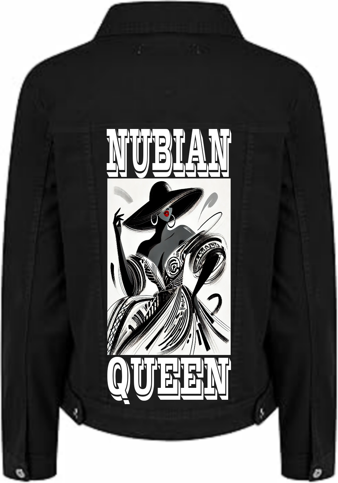 NUBIAN QUEEN DENIM JACKET 3