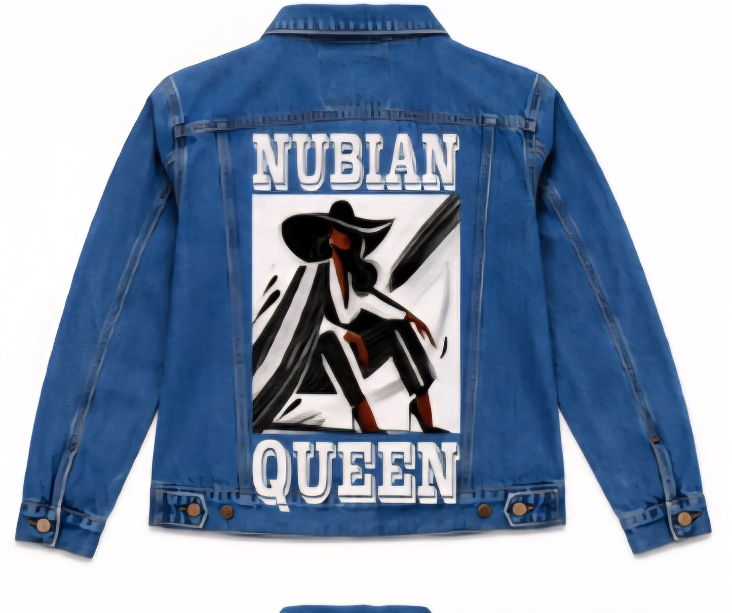 NUBIAN QUEEN DENIM JACKET 2