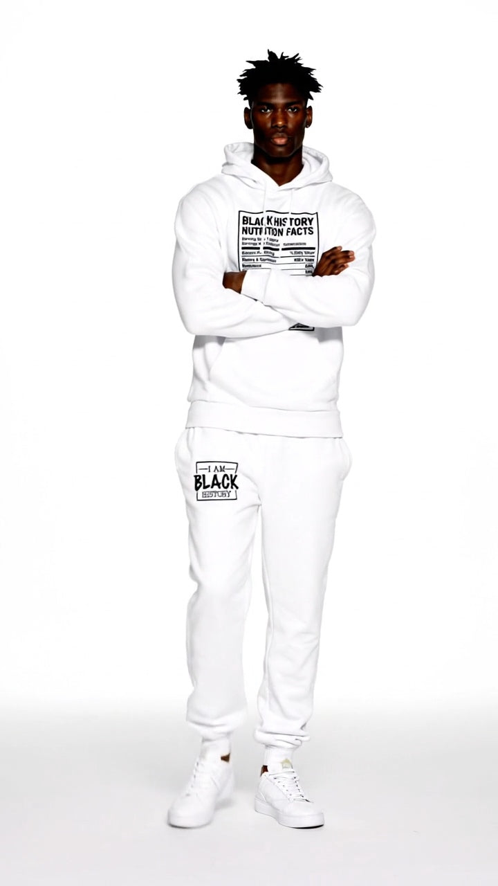 Black History Nutrition Facts Tracksuit Unisex