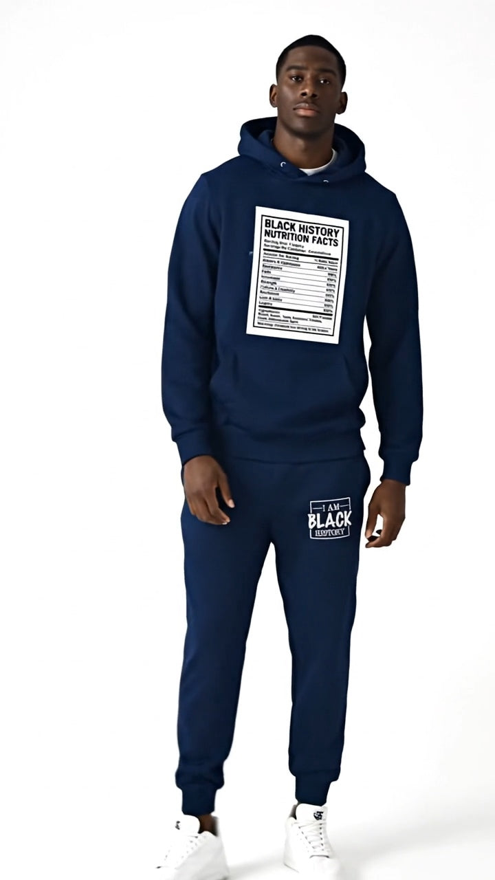 Black History Nutrition Facts Tracksuit 2 Unisex