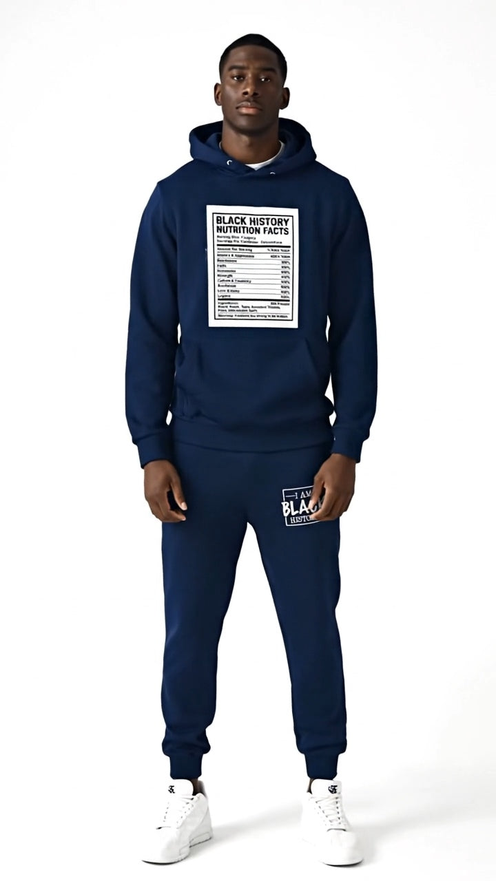 Black History Nutrition Facts Tracksuit 2 Unisex