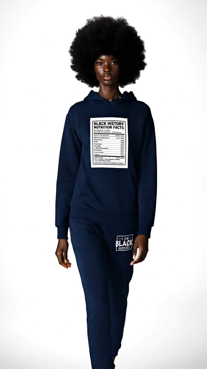 Black History Nutrition Facts Tracksuit 2 Unisex