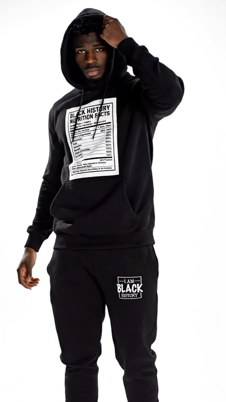 Black History Nutrition Facts Tracksuit 2 Unisex