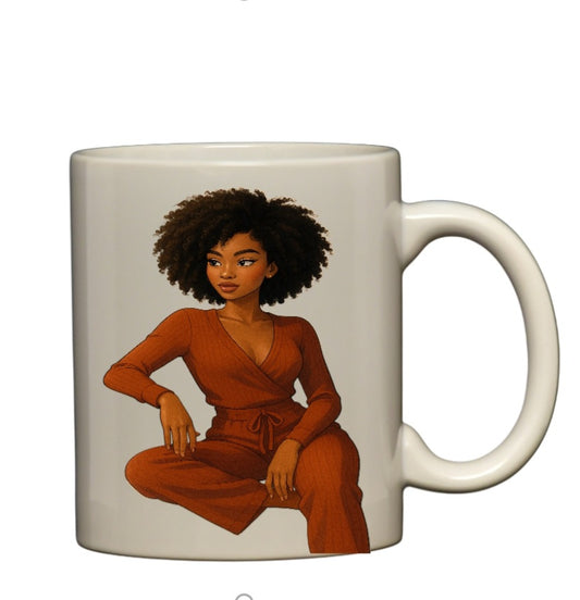 Nubian Queen Chilling mug 4