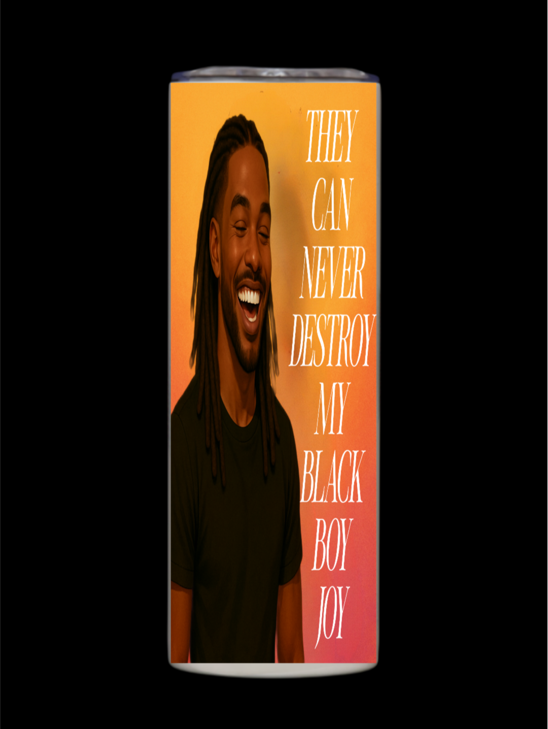 BLACK BOY JOY TUMBLER