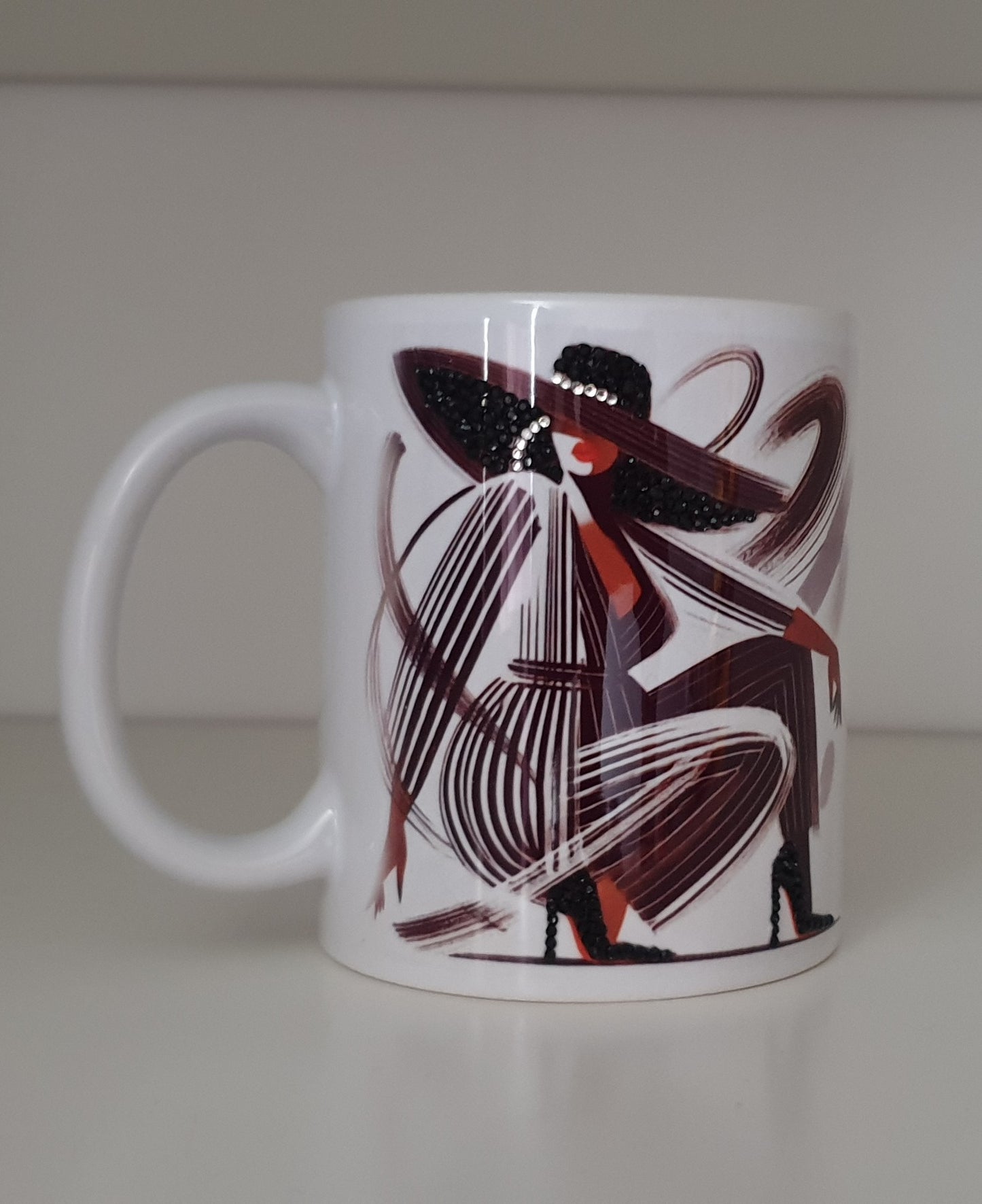 Nubian Queen Bespoke gem mug