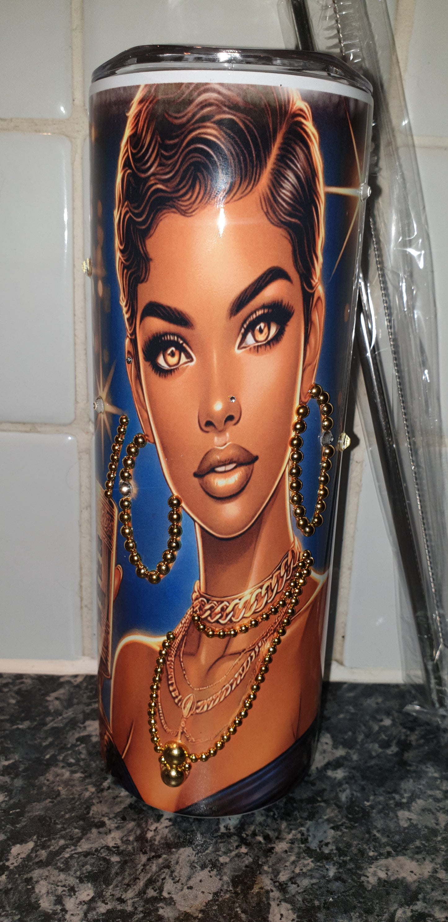 Nubian Queen Bespoke gem tumbler