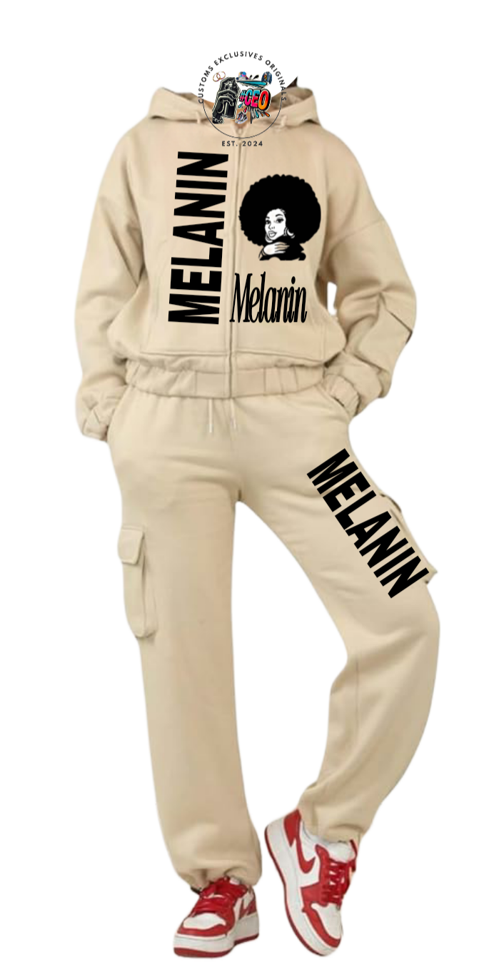 MELANIN AFRO TRACKSUIT