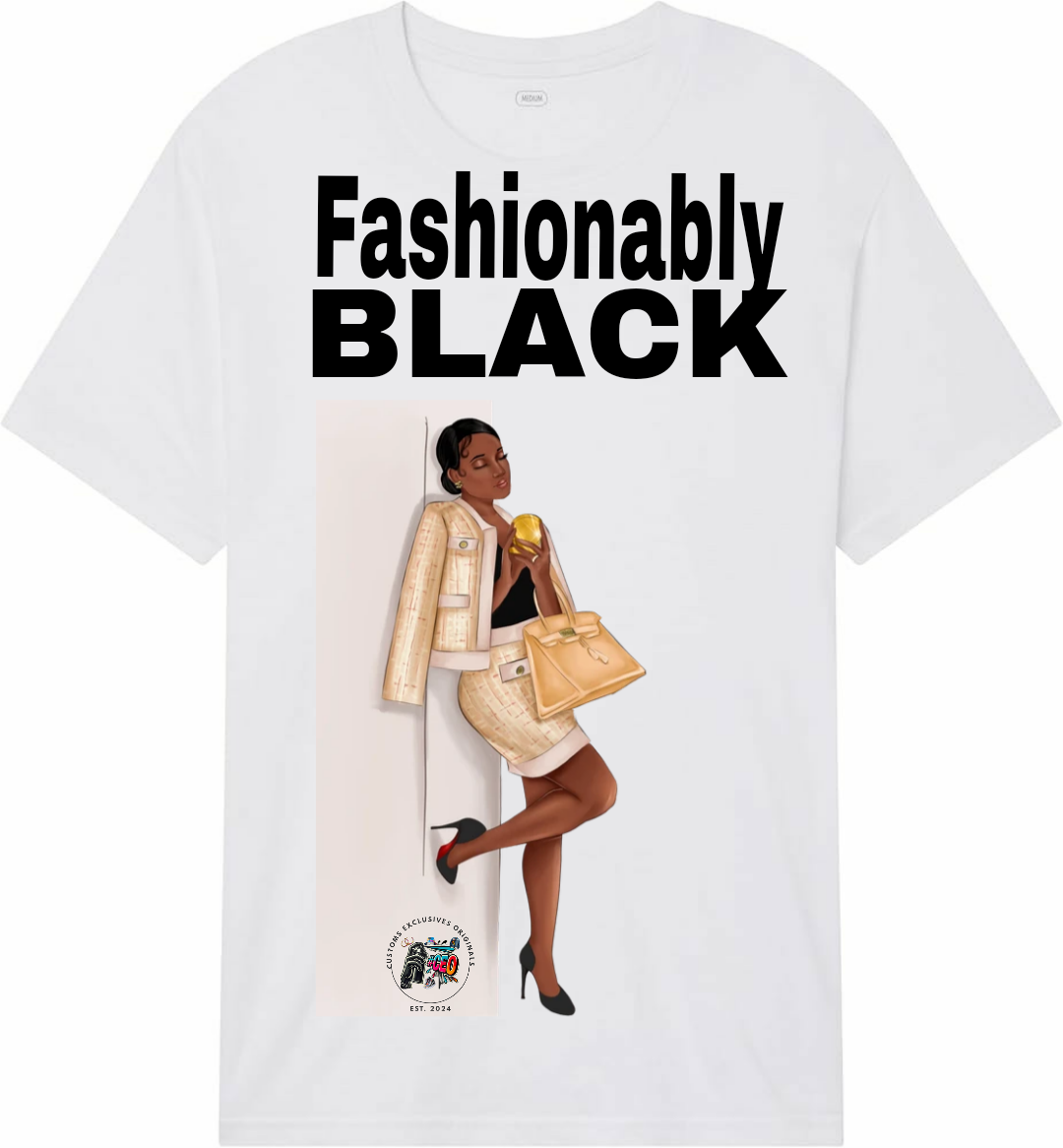 FASHIONABLY BLACK TEE