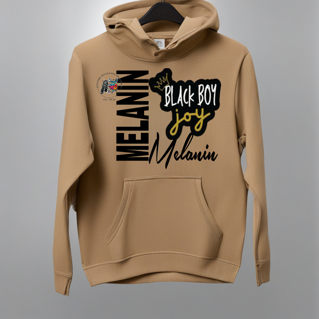 Melanin Black Boy Joy Hoodie
