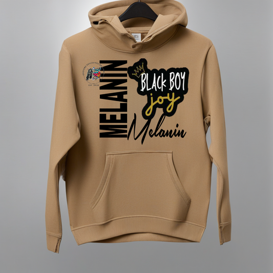Melanin Black Boy Joy Hoodie