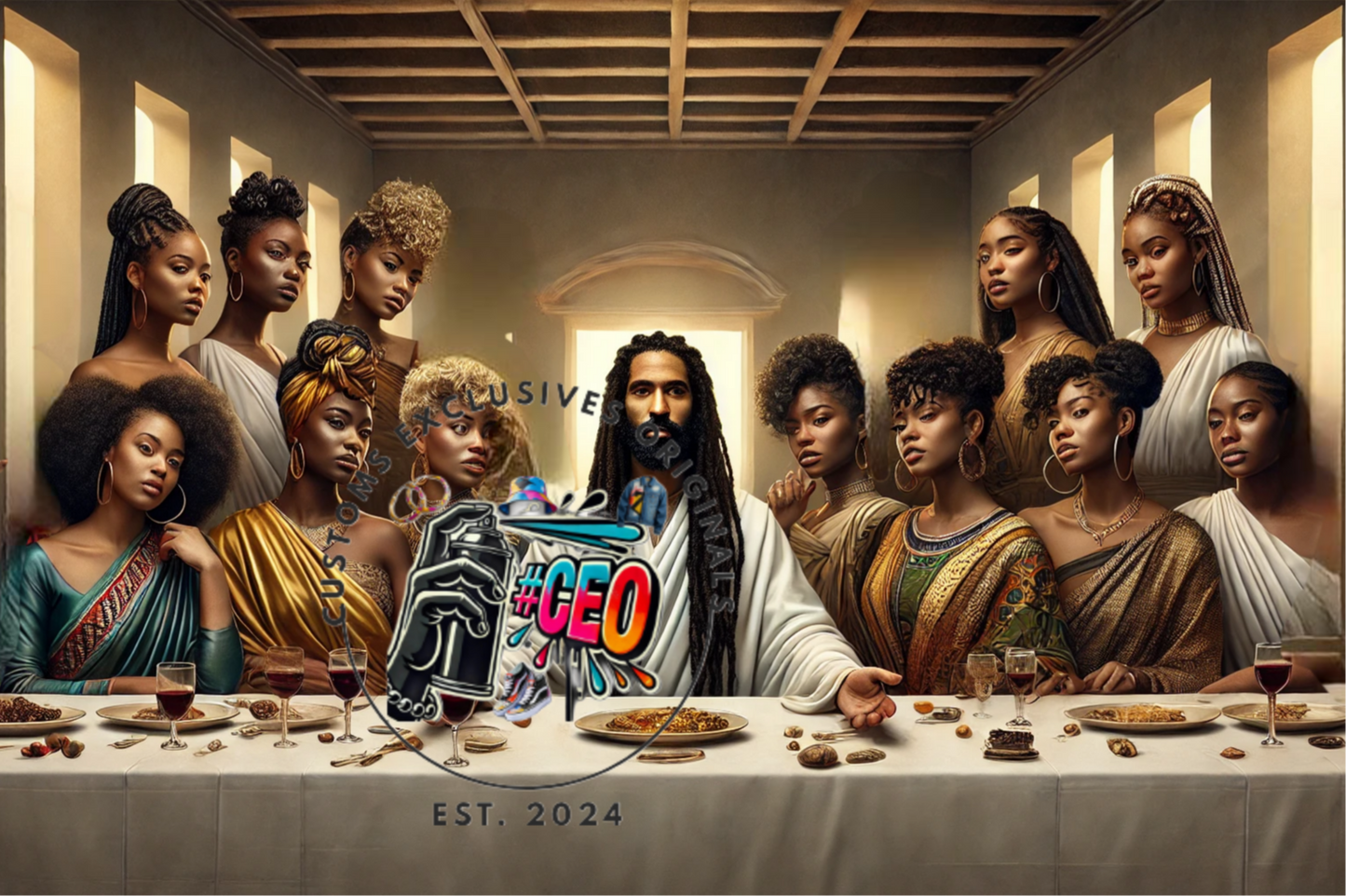 Female disciples - Commercial Use - Tumbler, Mug, Cap Designs (Instant Digital Download) - PNG
