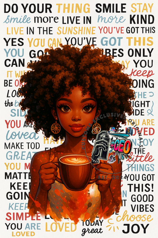 Coffee gal typo - Commercial Use - Tumbler, Mug, Cap Designs (Instant Digital Download) - PNG (Copy)