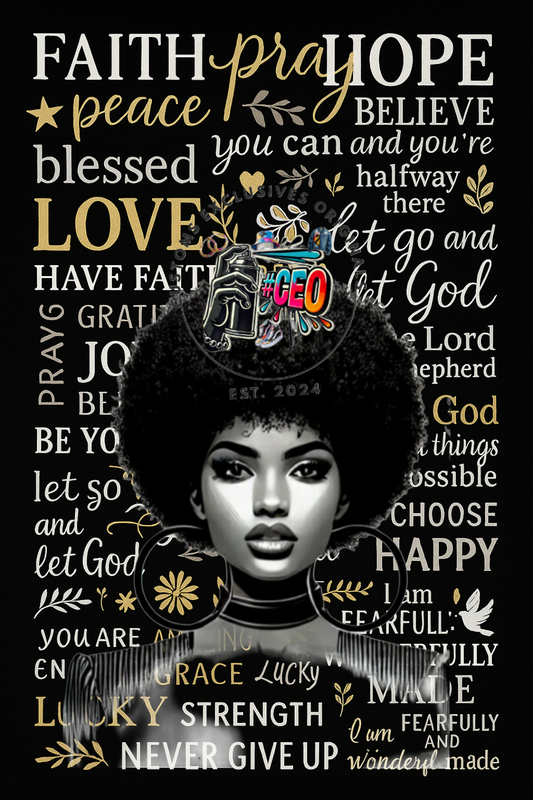 Faith, pray, hope - Commercial Use - Tumbler, Mug, Cap Designs (Instant Digital Download) - PNG