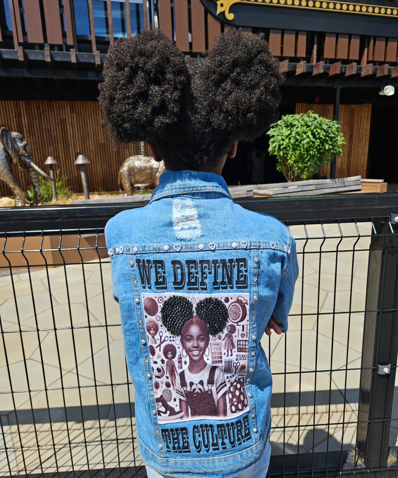 WE DEFINE THE CULTURE DENIM JACKET Y GIRL BESPOKE