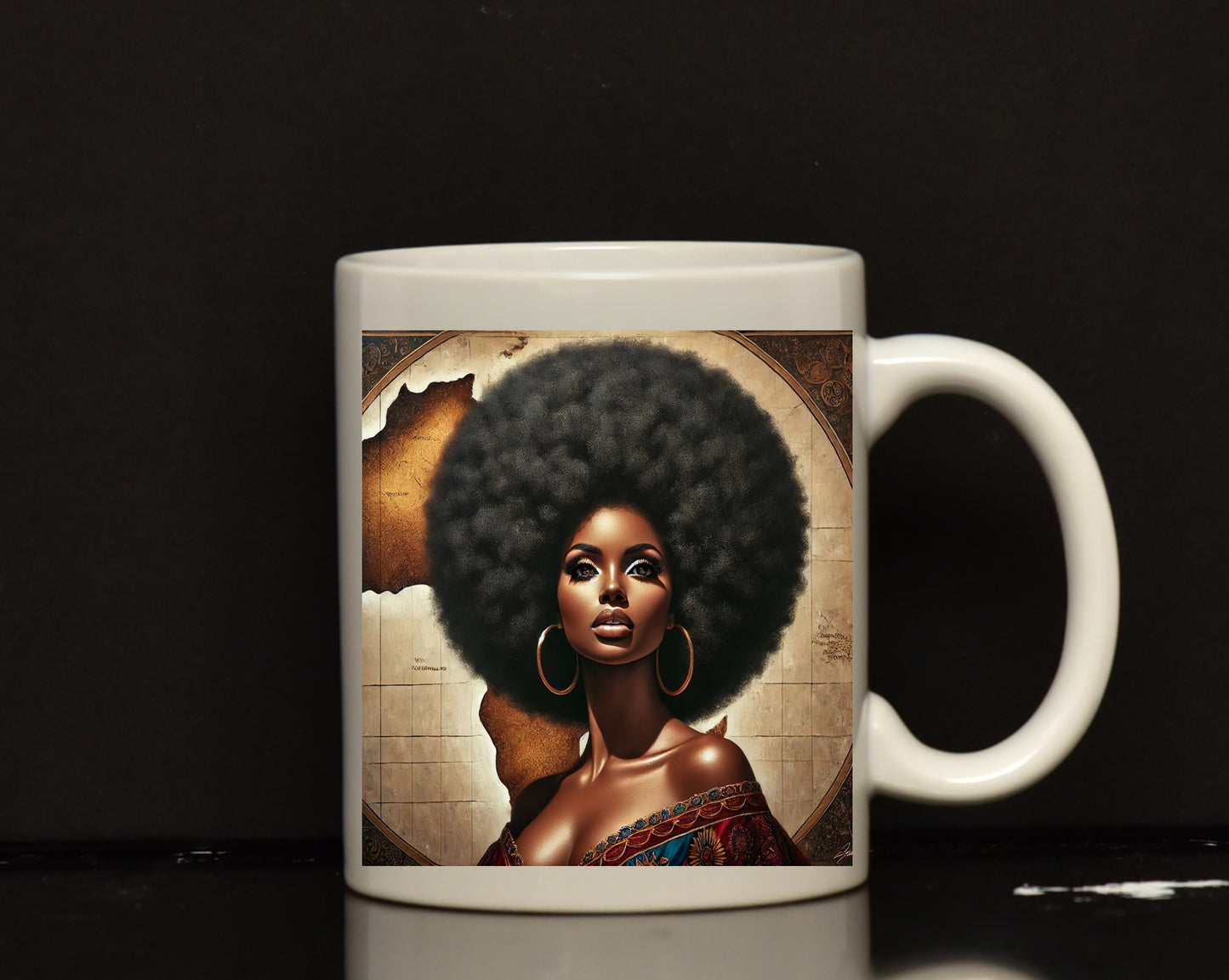 African Queen mug