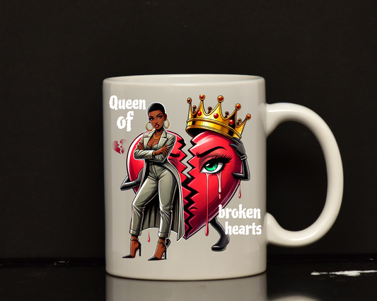 Queen of broken hearts mug 2