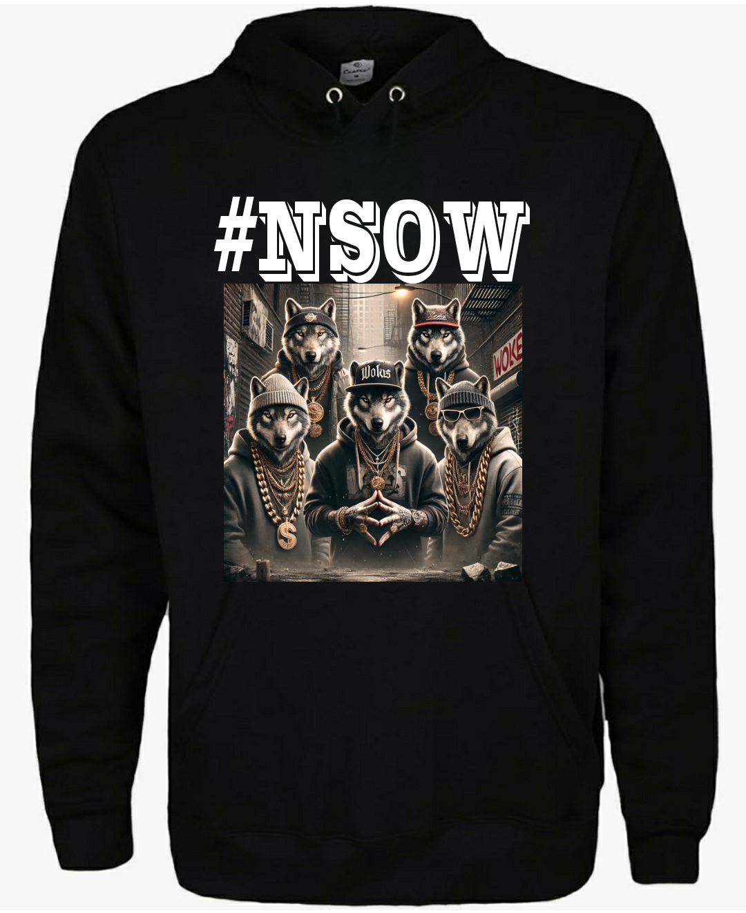 #NSOW WOLVES CHILLING HOODIE 2