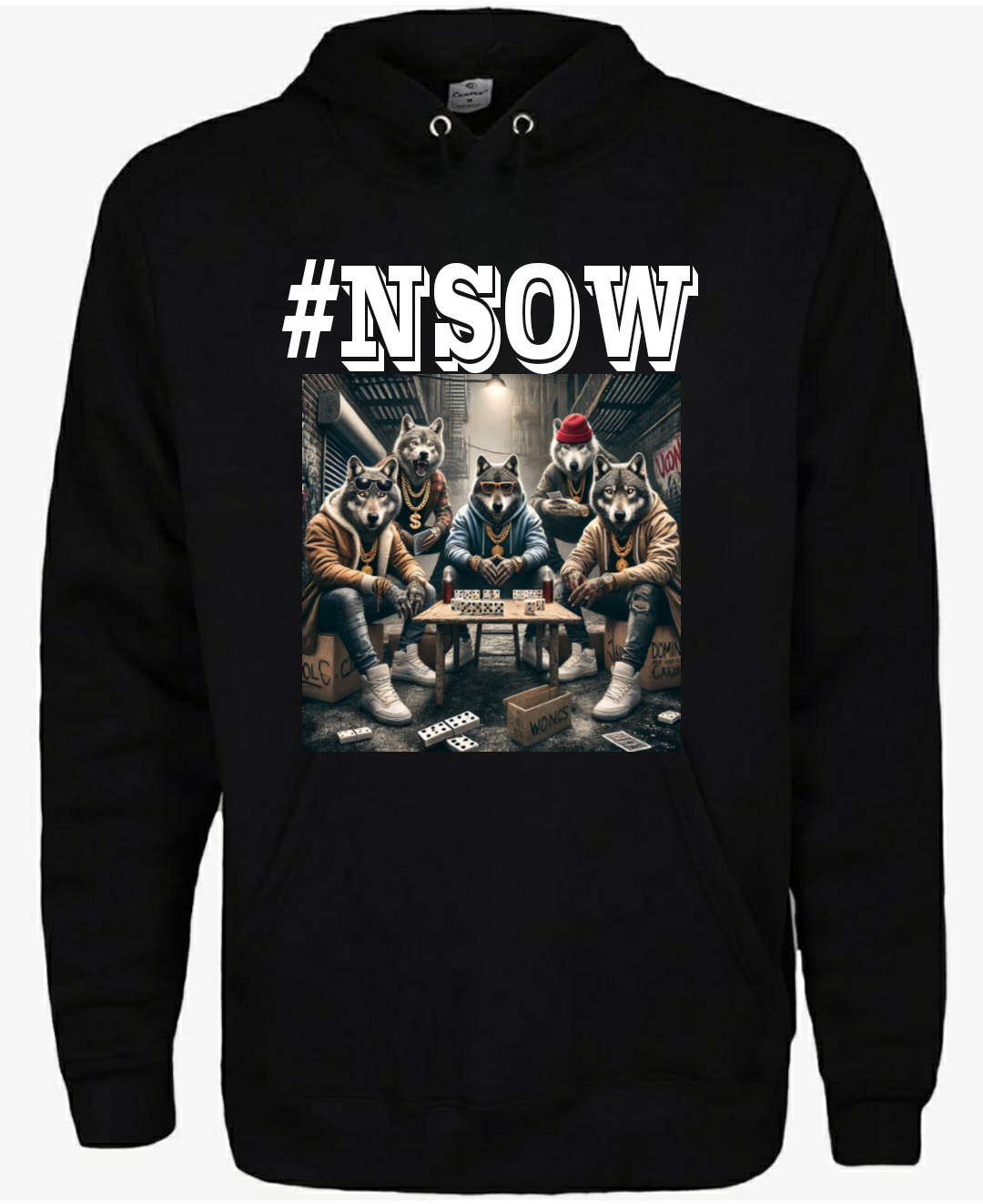 #NSOW WOLVES CHILLING HOODIE