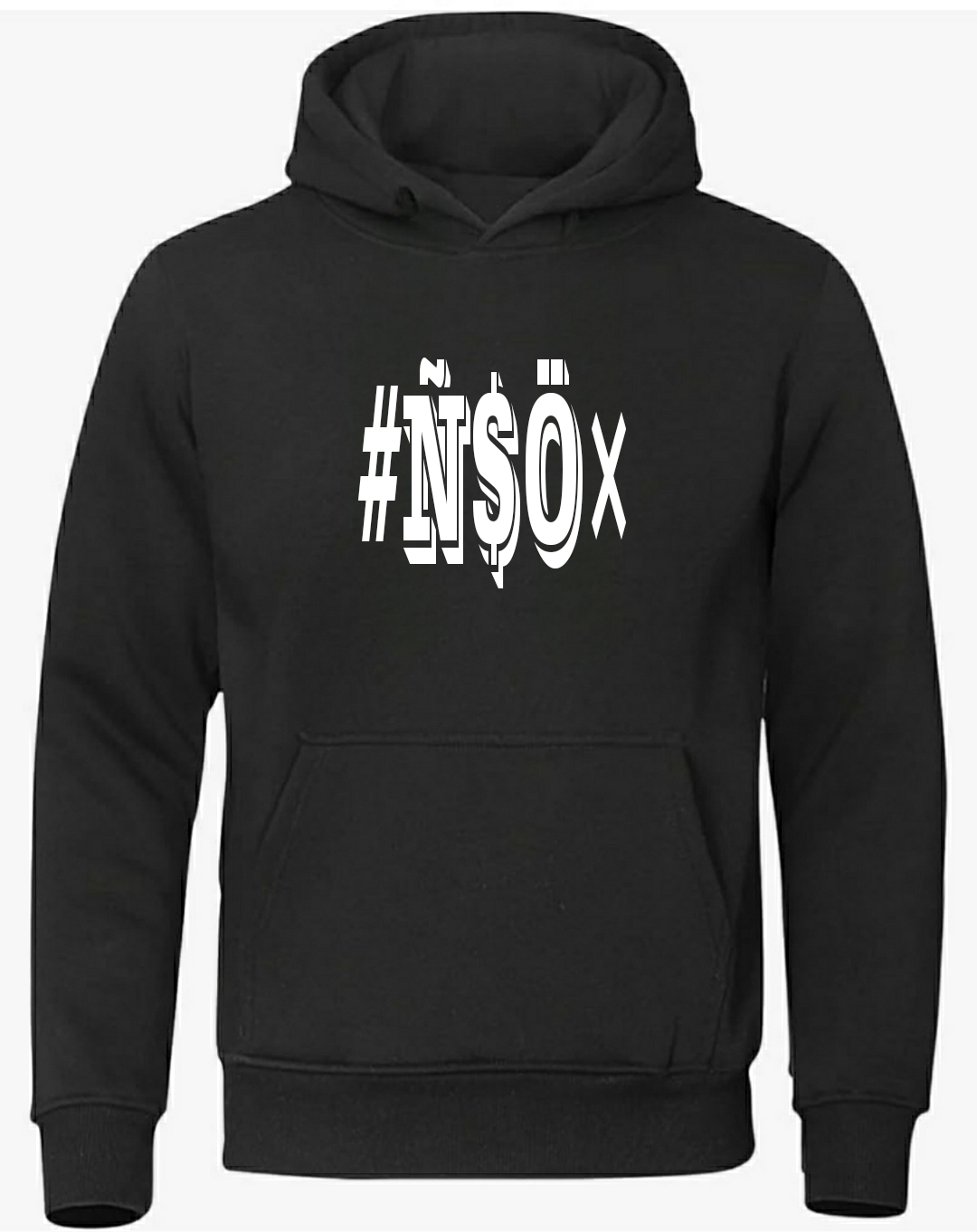 #NSOW WOLVES WHITE LOGO HOODIE 3