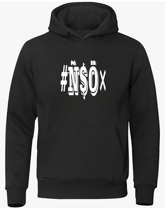 #NSOW WOLVES WHITE LOGO HOODIE 3