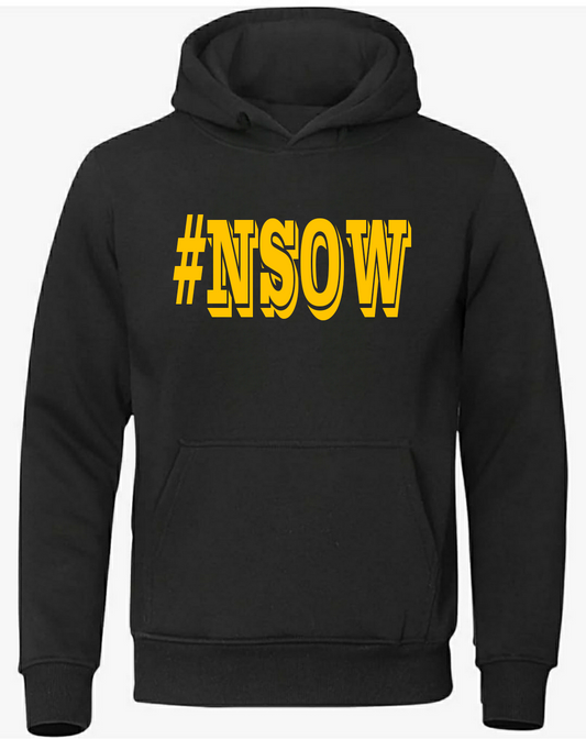 #NSOW WOLVES YELLOW LOGO HOODIE 2
