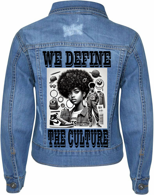 WE DEFINE THE CULTURE DENIM JACKET TEEN GIRL