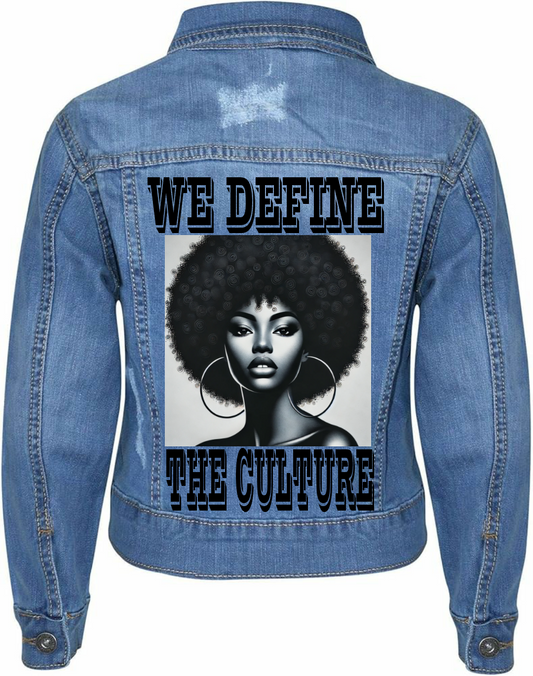 WE DEFINE THE CULTURE DENIM JACKET WOMAN
