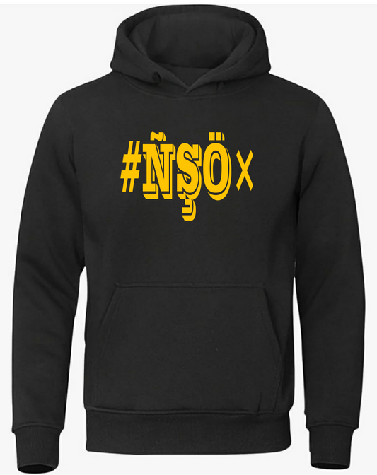 #NSOW WOLVES YELLOW LOGO HOODIE 3