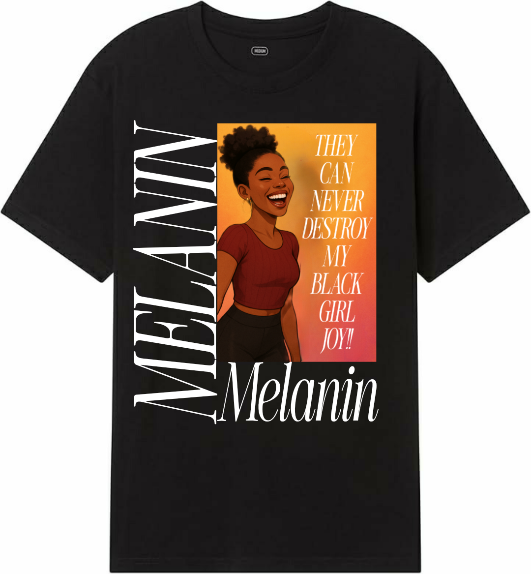 Melanin Black Girl Joy Tee 3