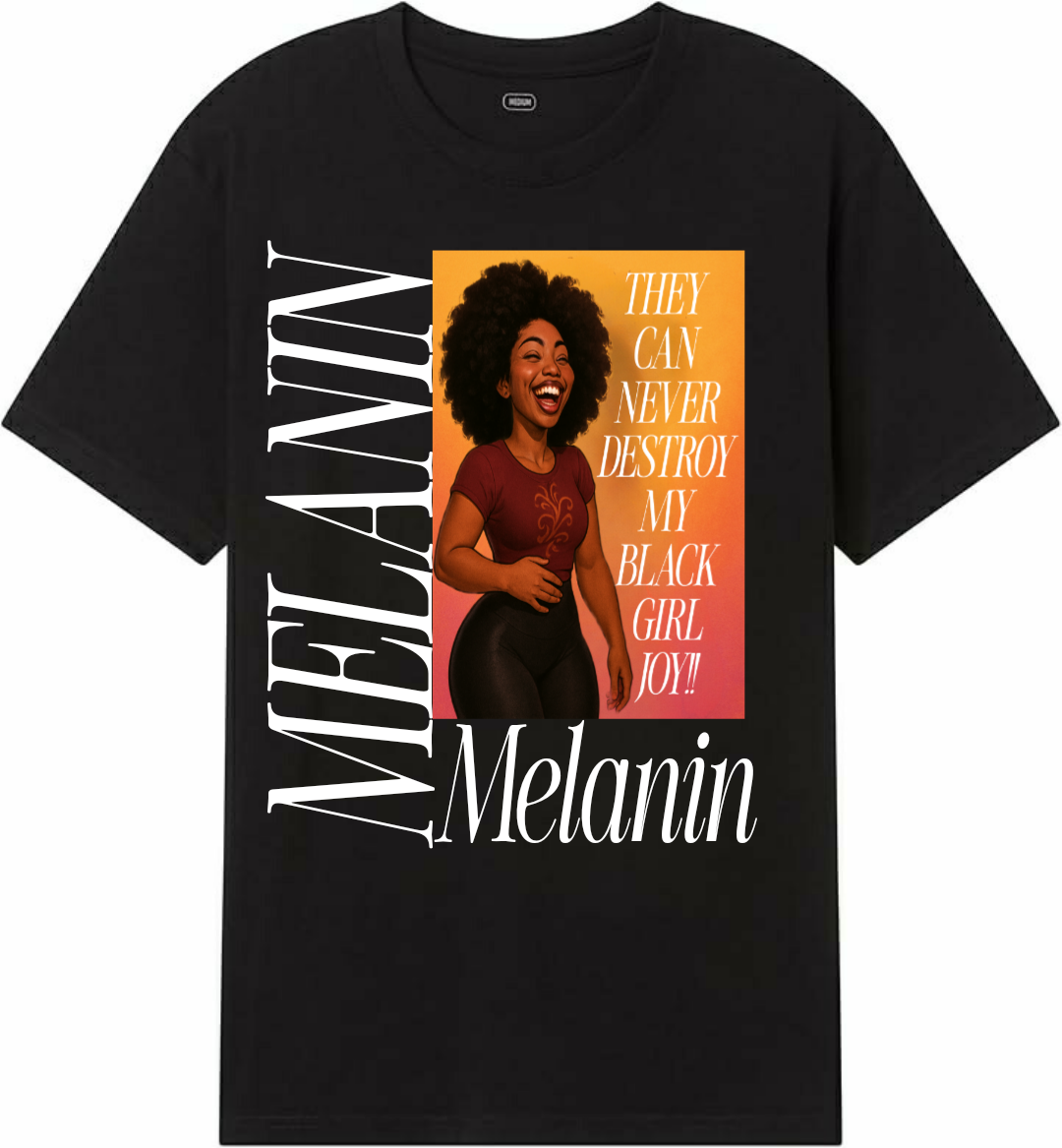 Melanin Black Girl Joy Tee 4