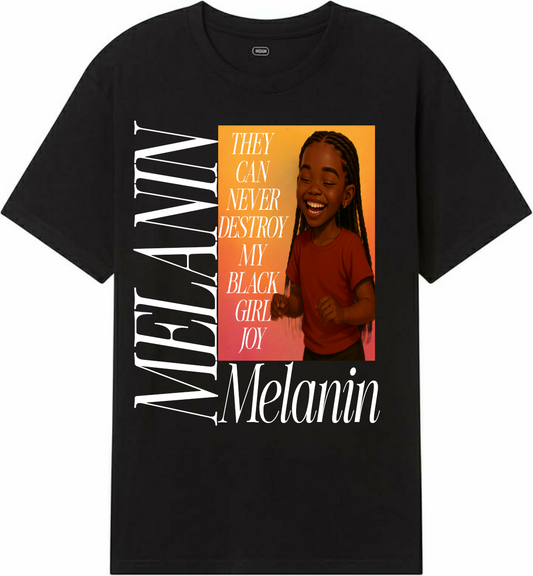 Melanin Little Black Girl Joy Tee