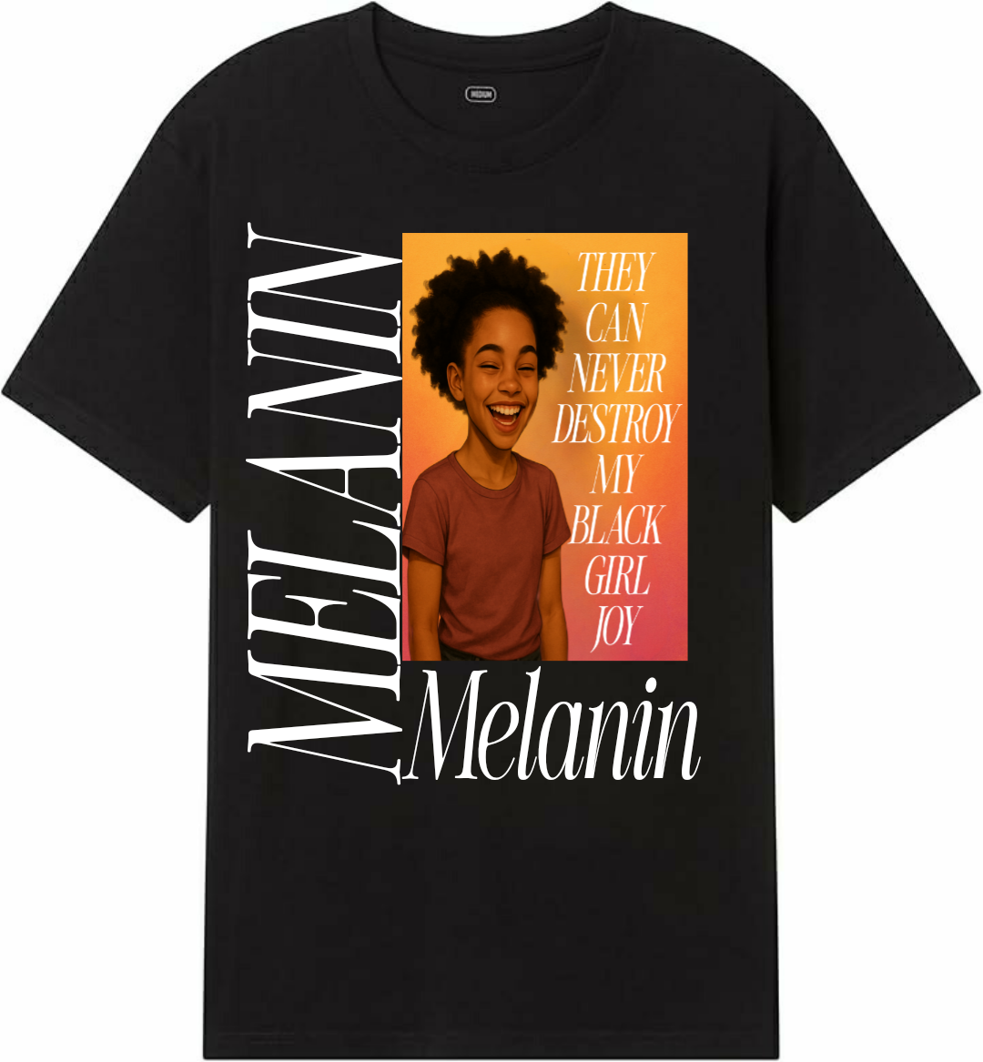 Melanin Little Black Girl Joy Tee 4