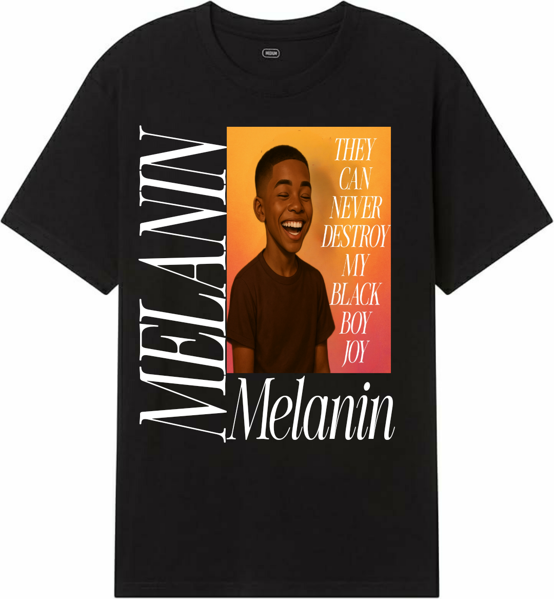 Melanin Little Black Boy Joy Tee