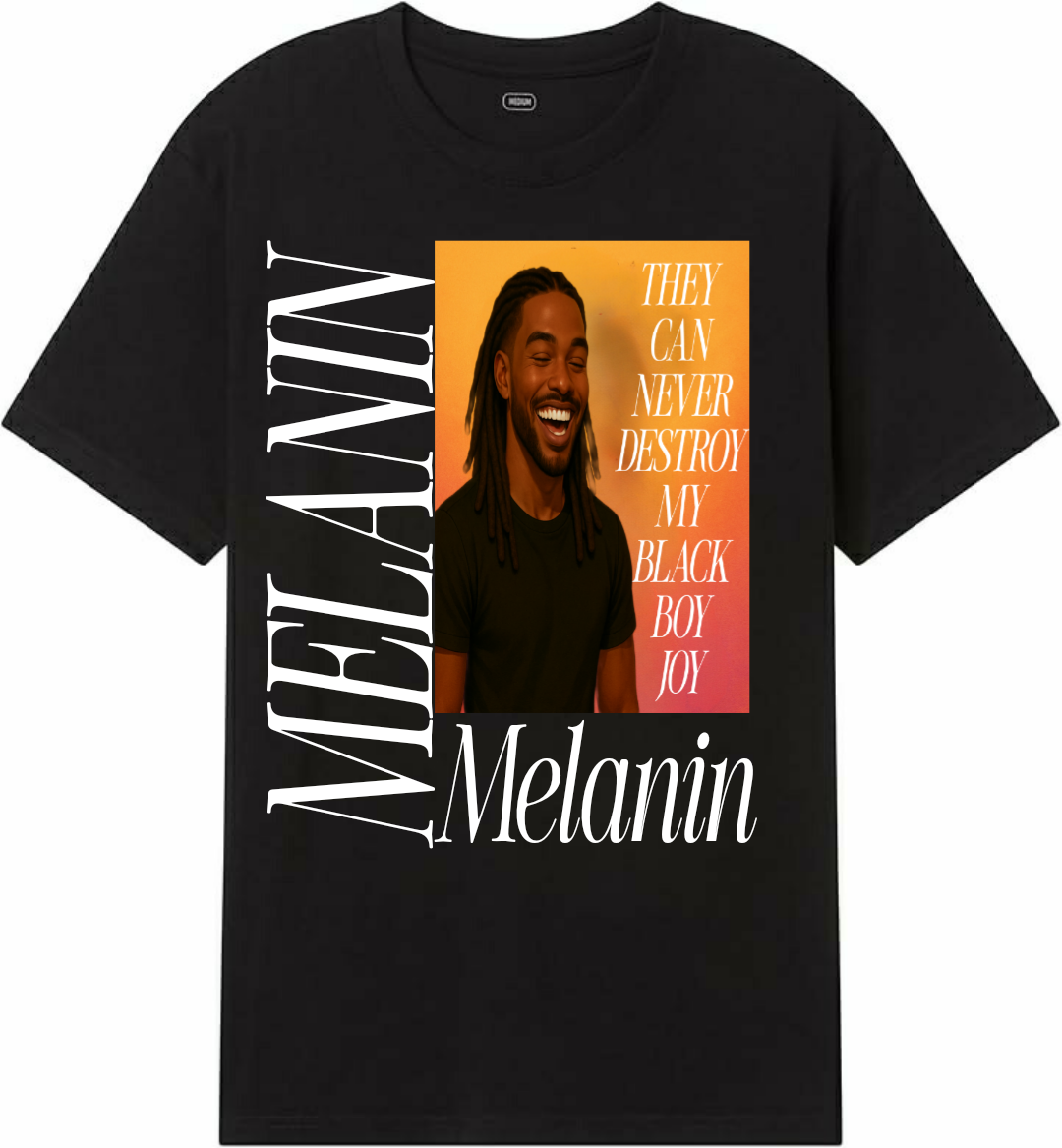Melanin Black Boy Joy Men's Tee