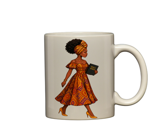Nubian Queen Bible mug