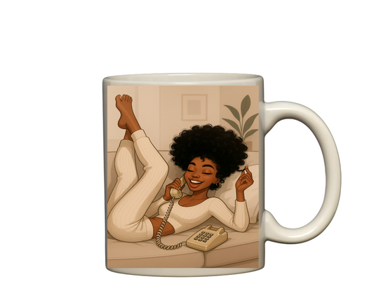 Nubian Queen Chilling mug