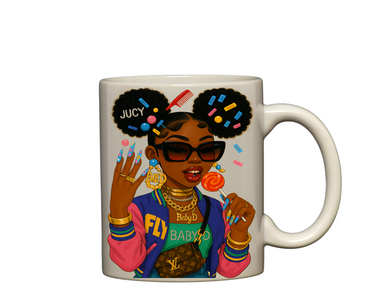 Nubian Queen 90S mug 2