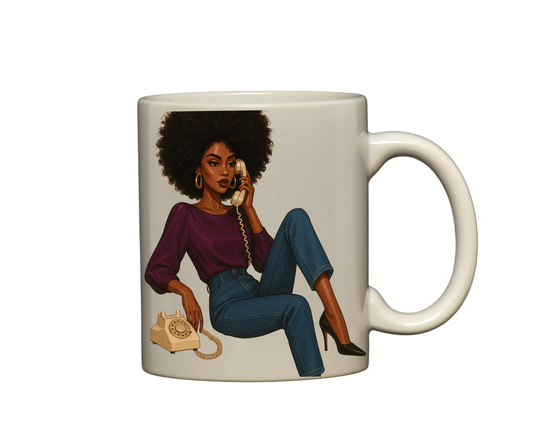 Nubian Queen Chilling mug 2