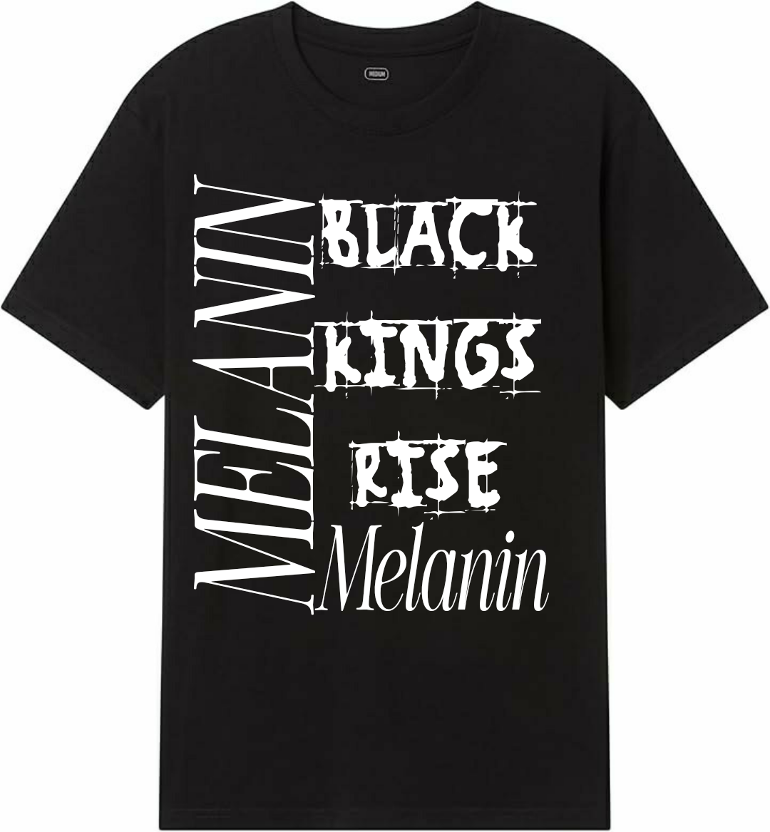Melanin Black Kings Rise Tee