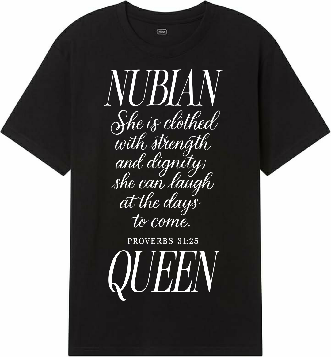 NUBIAN QUEEN PRAYER TEE