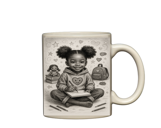 LITTLE BLACK GIRL JOY MUG