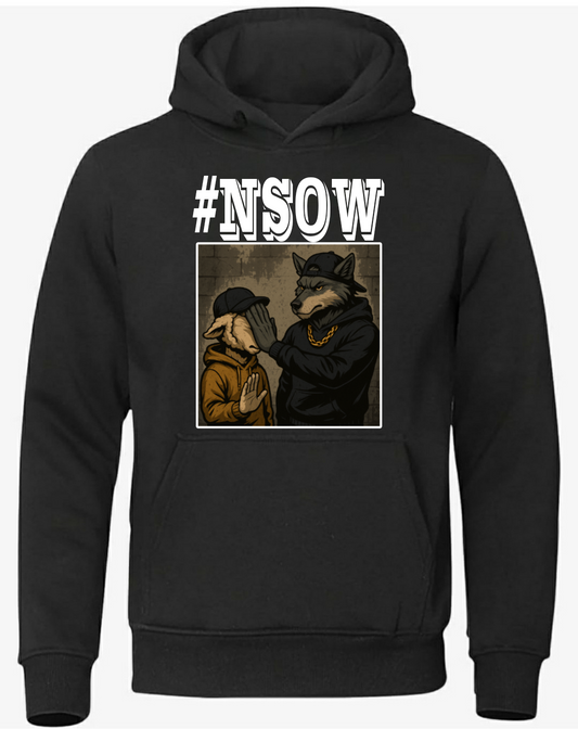 #NSOW WOLVES NO ENTRY LOGO HOODIE