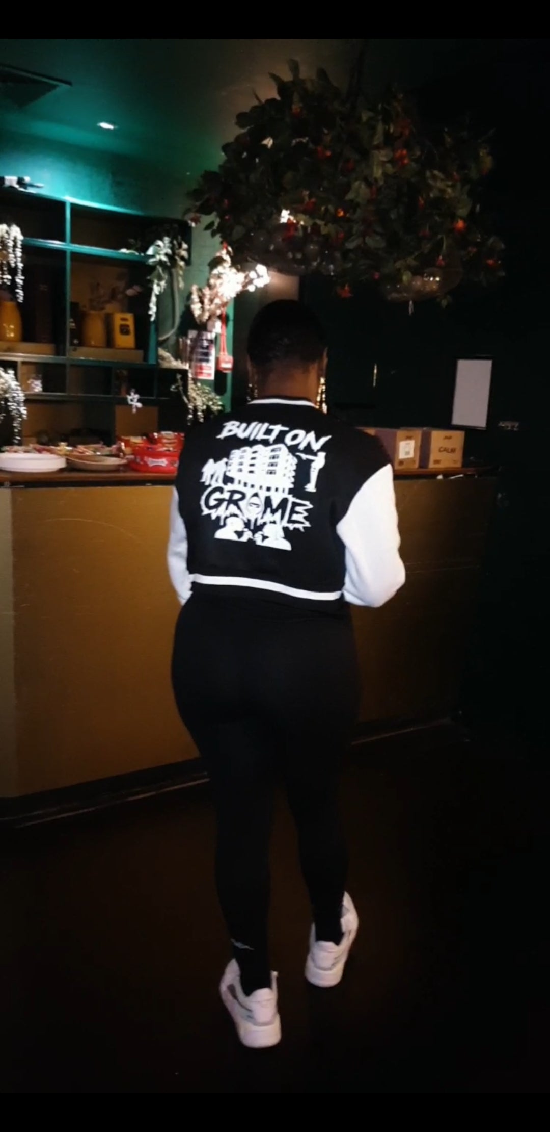 Built on Grime Varsity Cropped Jacket