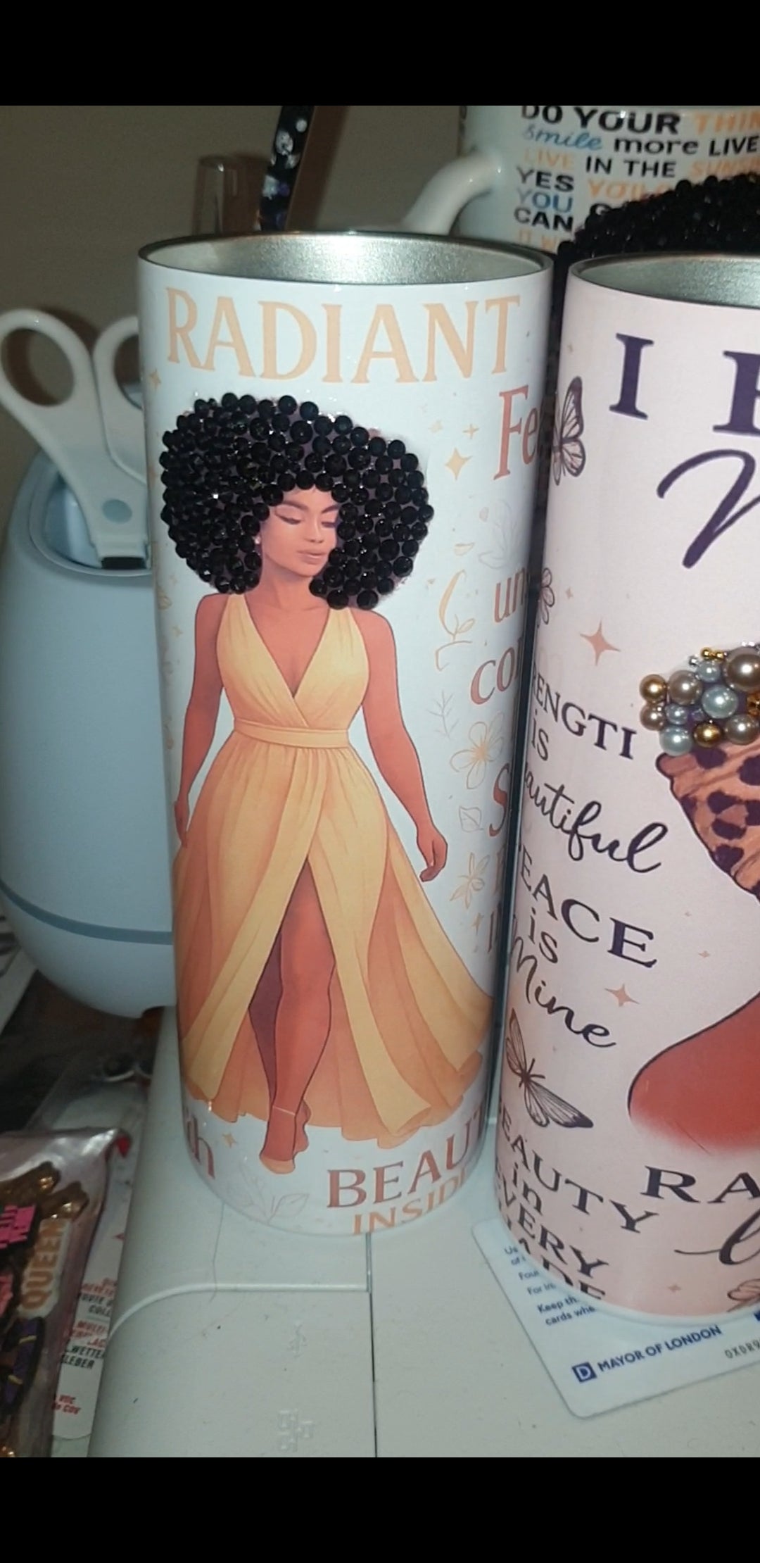 Powerful Fearless tumbler (bespoke option available)