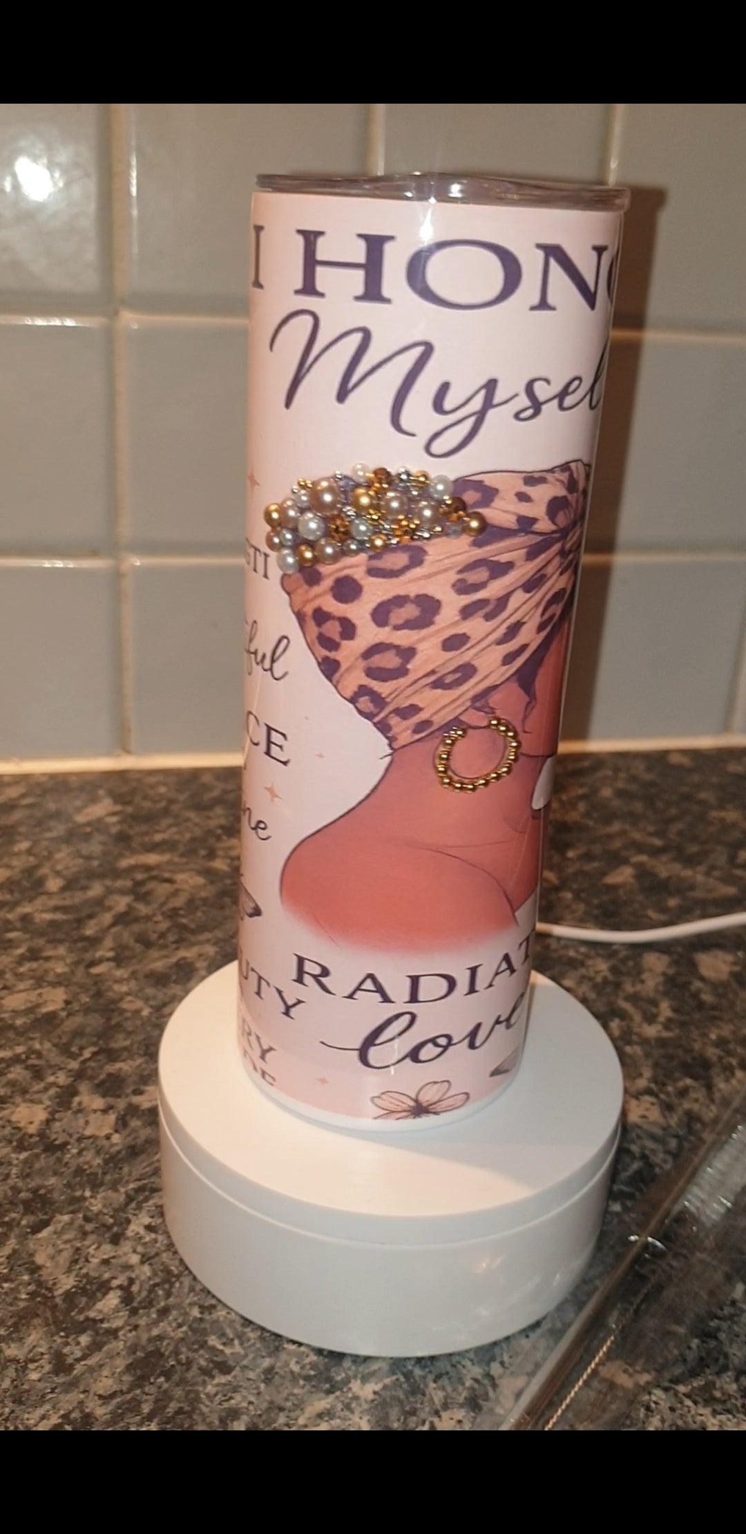 Honour Myself tumbler (bespoke option available)