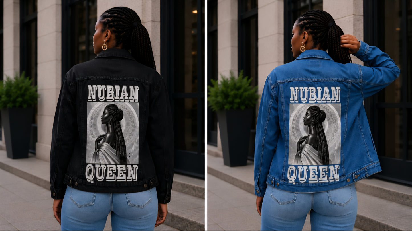 NUBIAN QUEEN DENIM JACKET 7